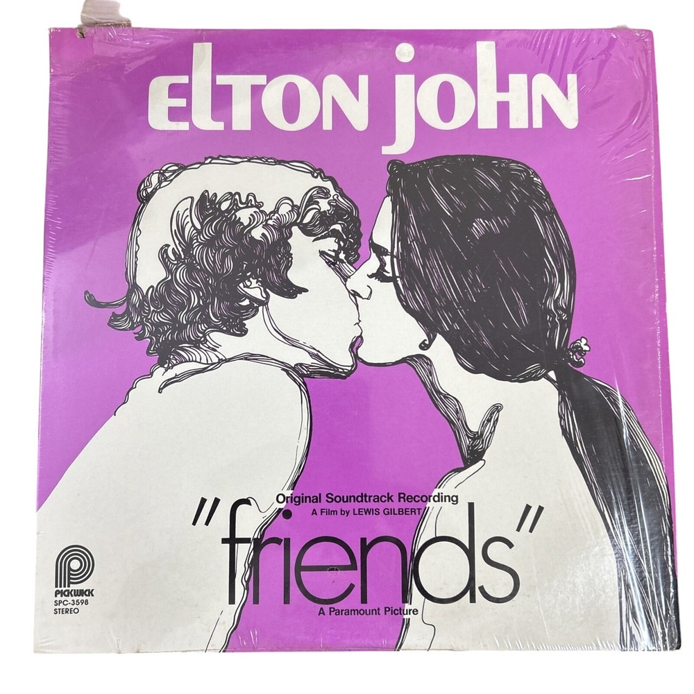 Elton John Friends Soundtrack Vinyl LP 1971 Paramount EX Classic Rock OST